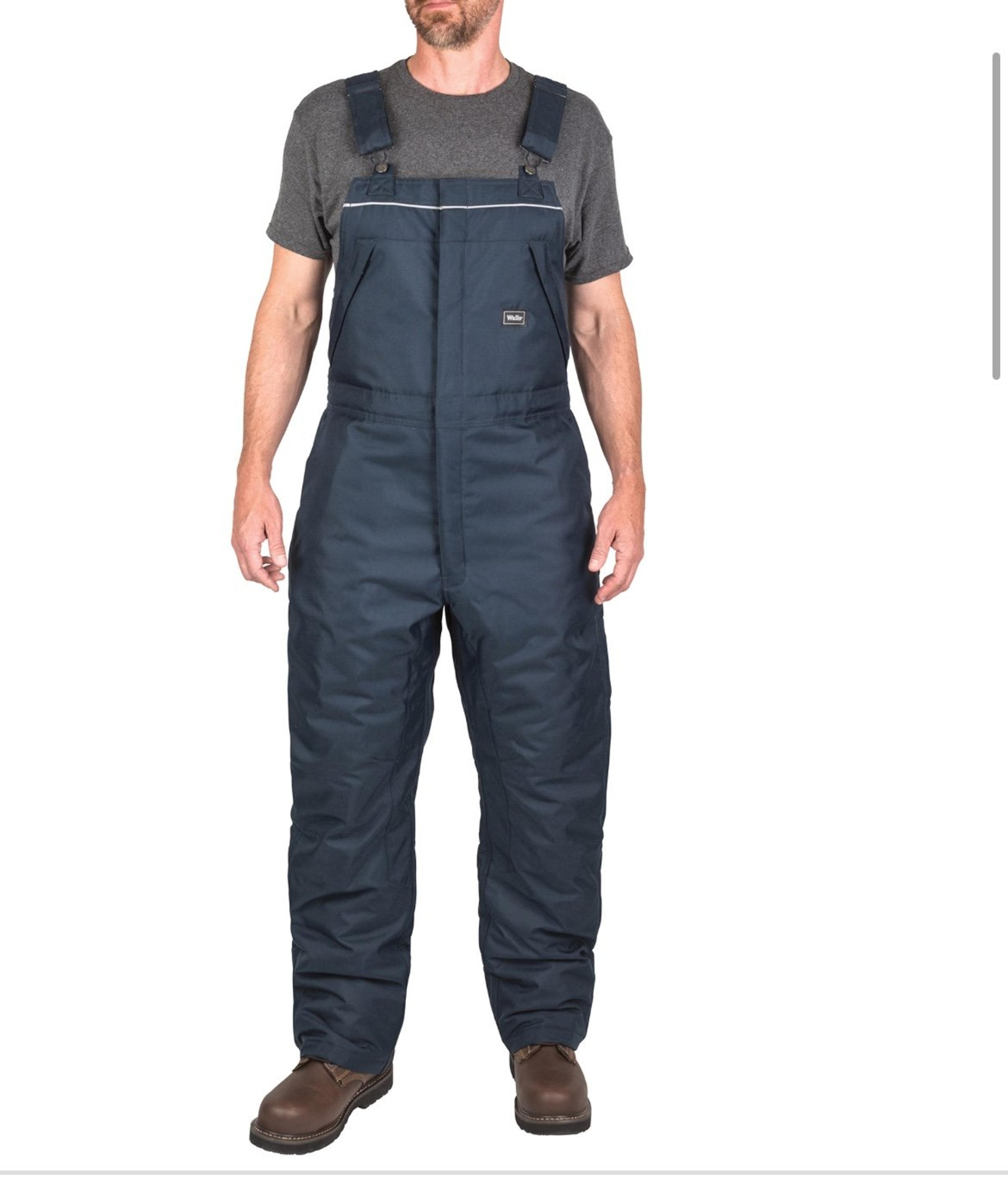 Walls Men's Enduro Zone Poly Duck Insulated Bib Overall Outdoors size 2XL 44-46w
