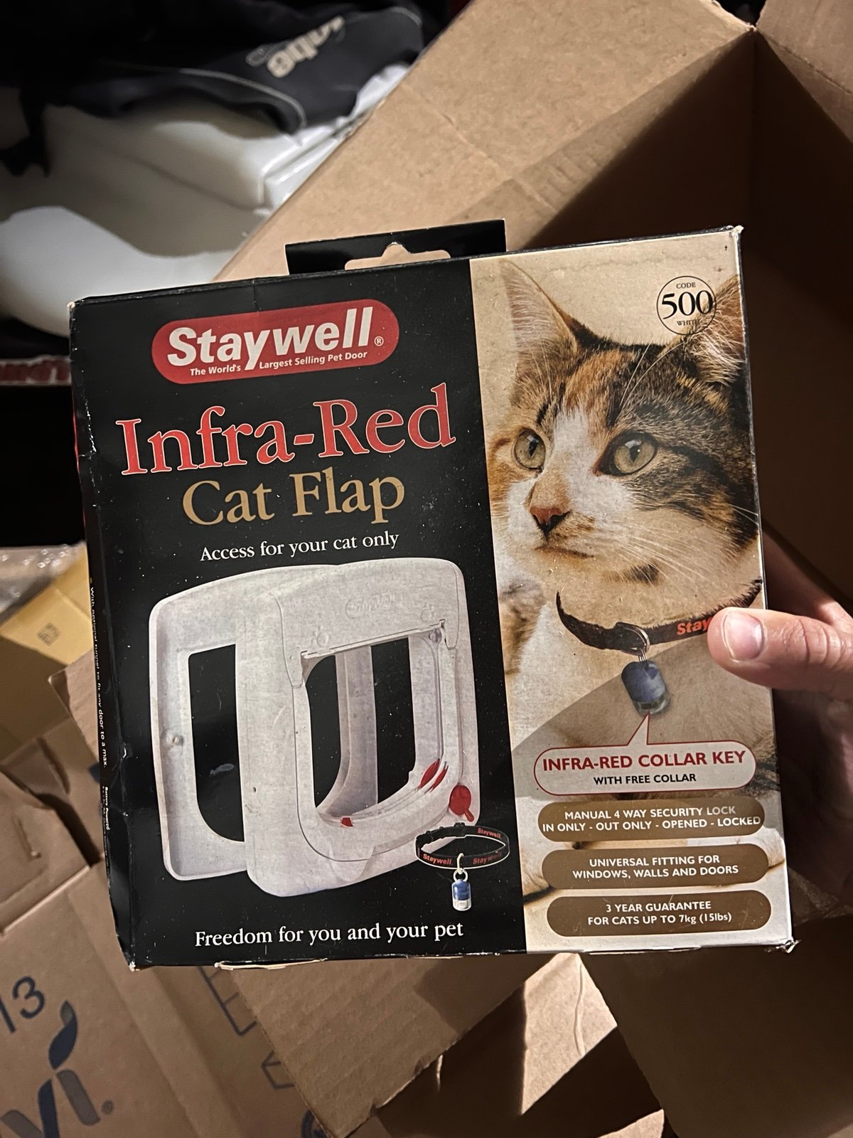 Microchip Cat Flap Door new in box add to any door
