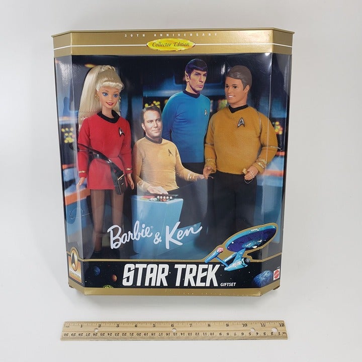 Vintage Star Trek Barbie & Ken doll 30th Anniversary Gift