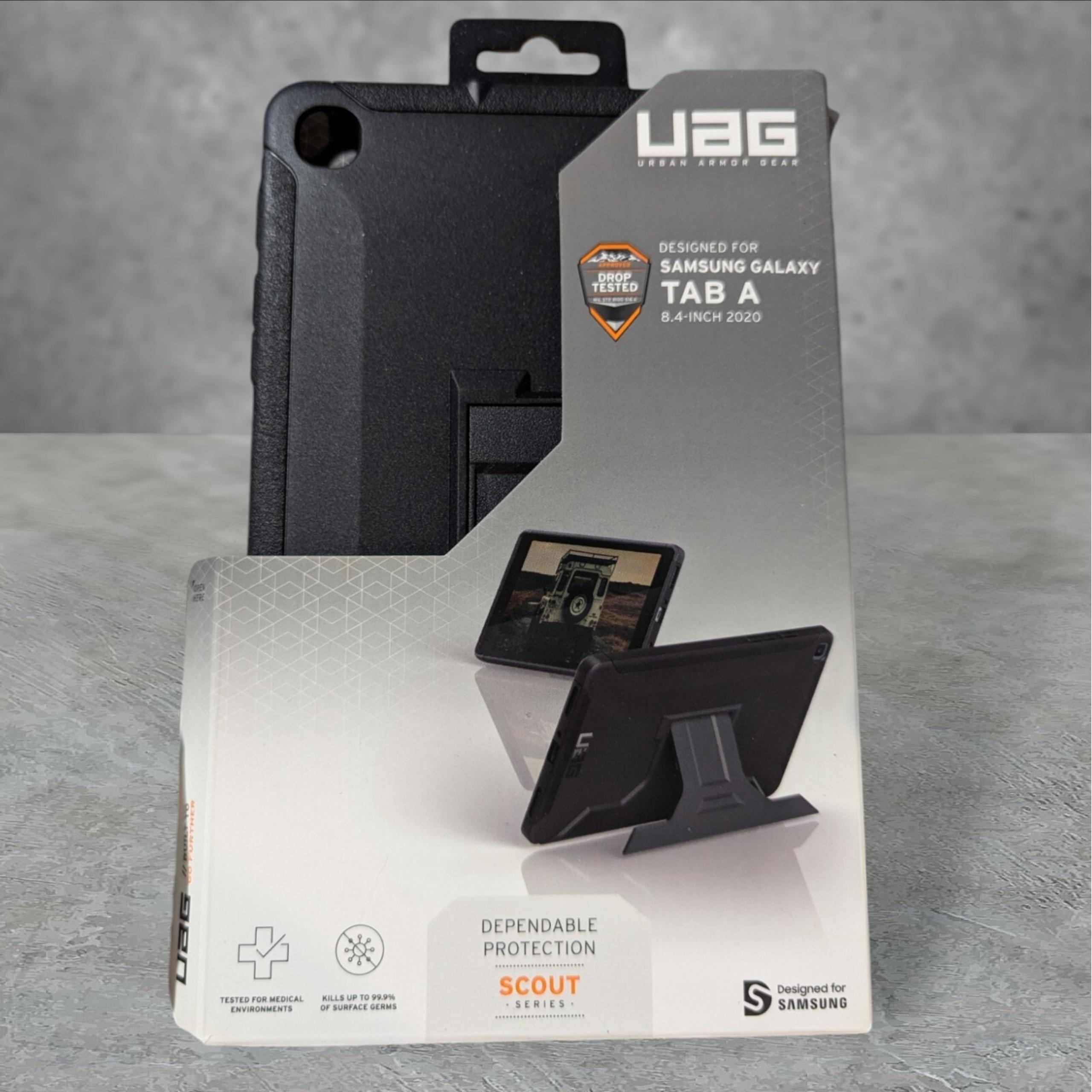 Urban Armor Gear UAG Scout Samsung Galaxy TAB A 8.4 Inch Black See Description