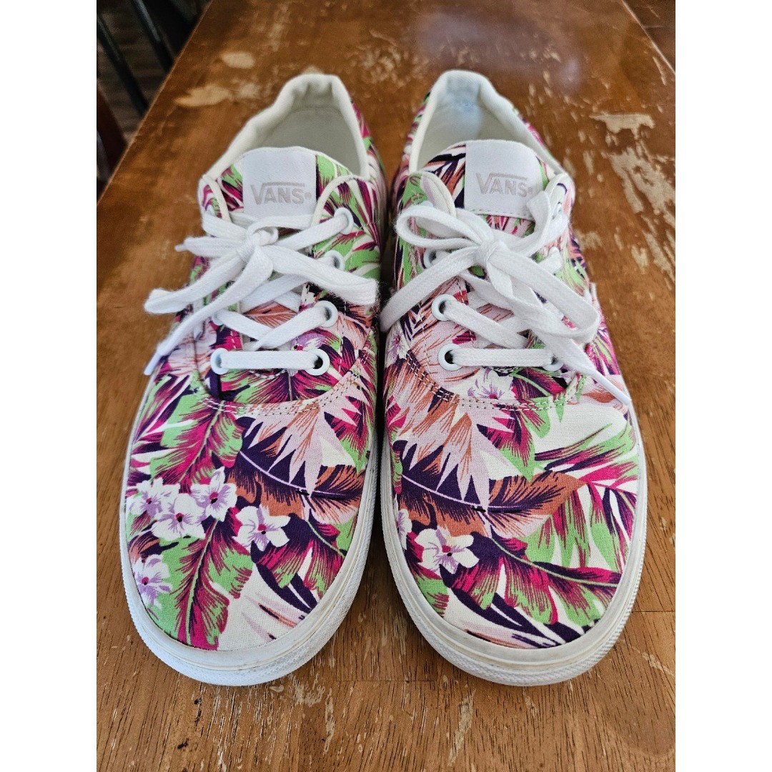 Vans Era Stackform Floral Womens Platform Sneakers Size 10