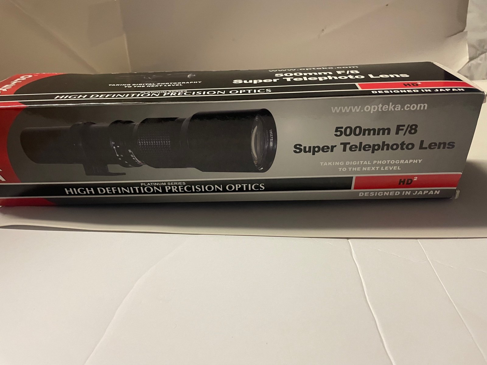 Opteka 500mm telephoto lens f/8