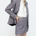 Zara High Waisted Textured Skort (M)
