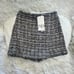 Zara High Waisted Textured Skort (M)