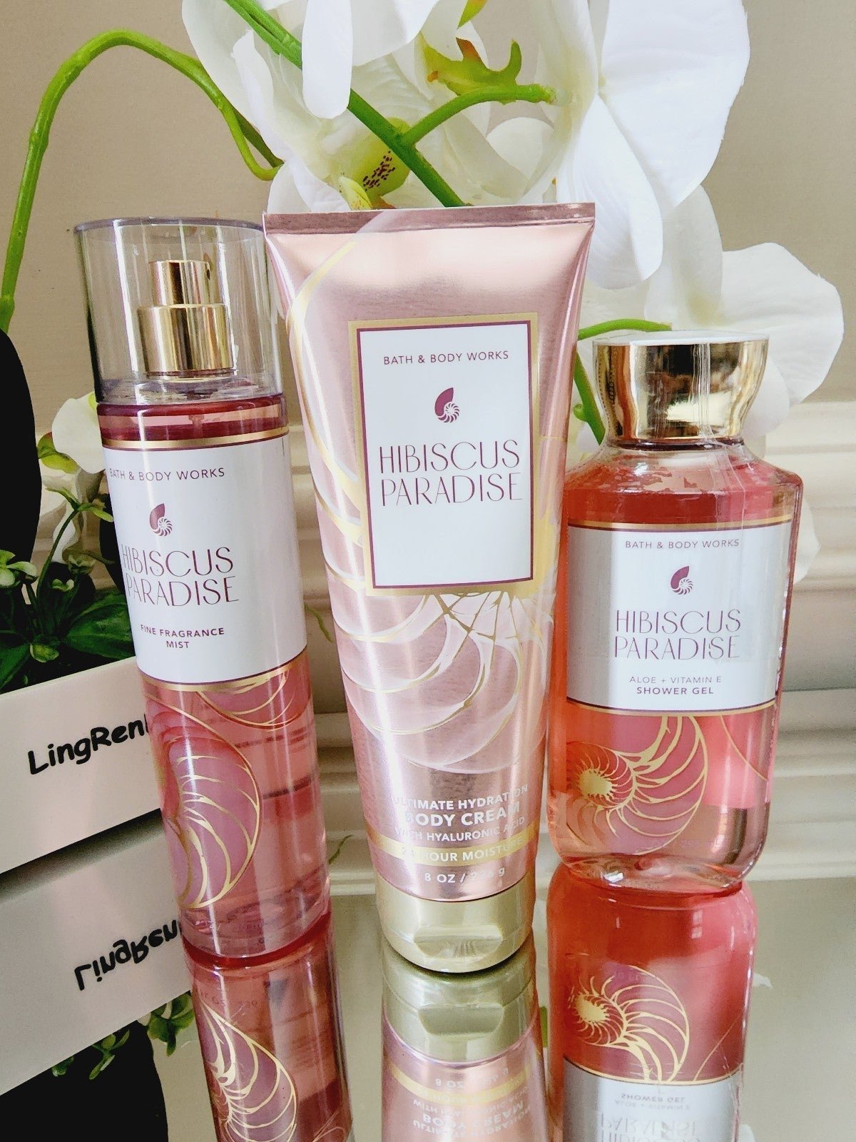 Bath and body works Hibiscus Paradise Set 3 pcs