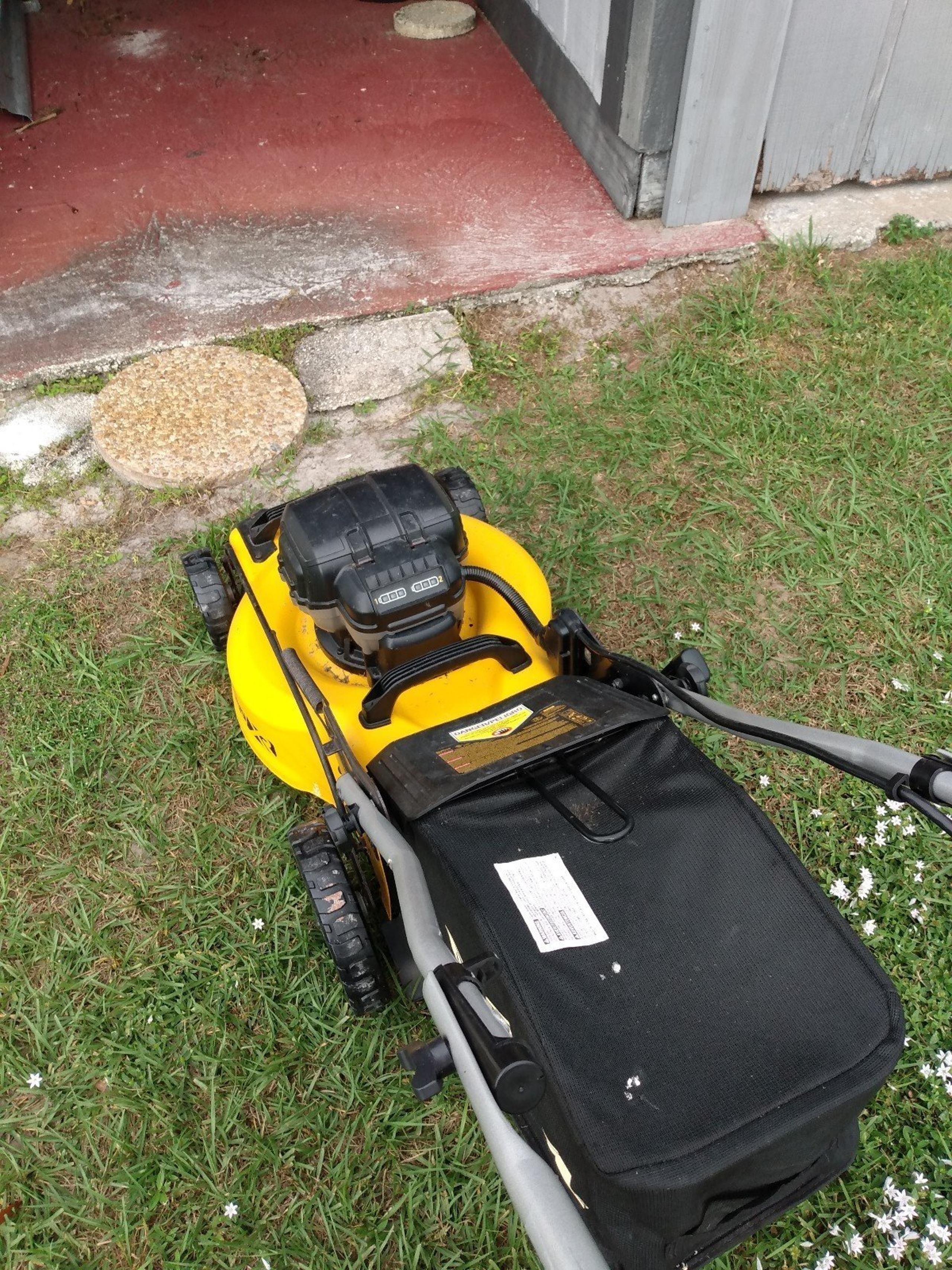 Dewalt electric mower
