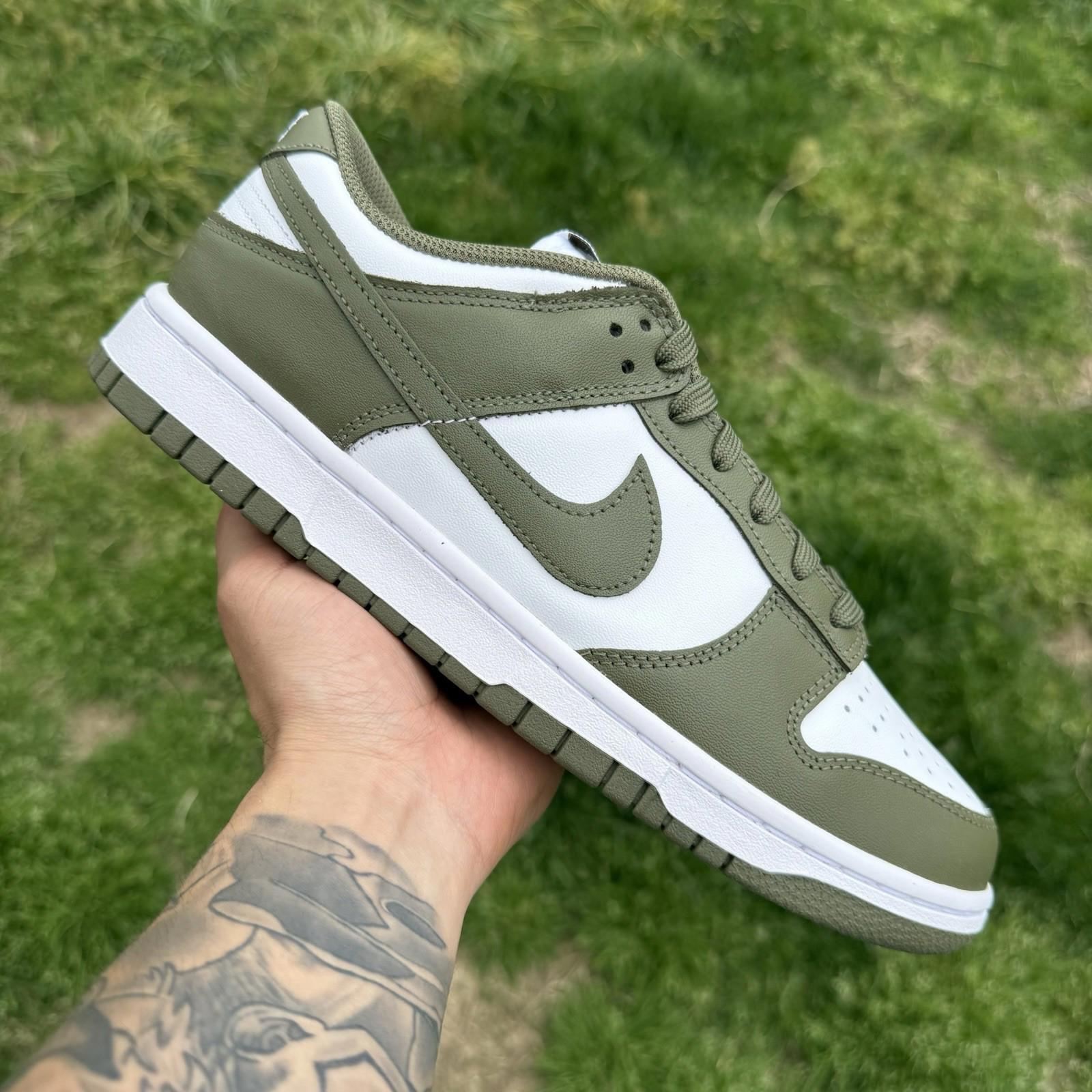 Nike Dunk Low Medium Olive White DD1503 120 10.5 Women / 9 Men