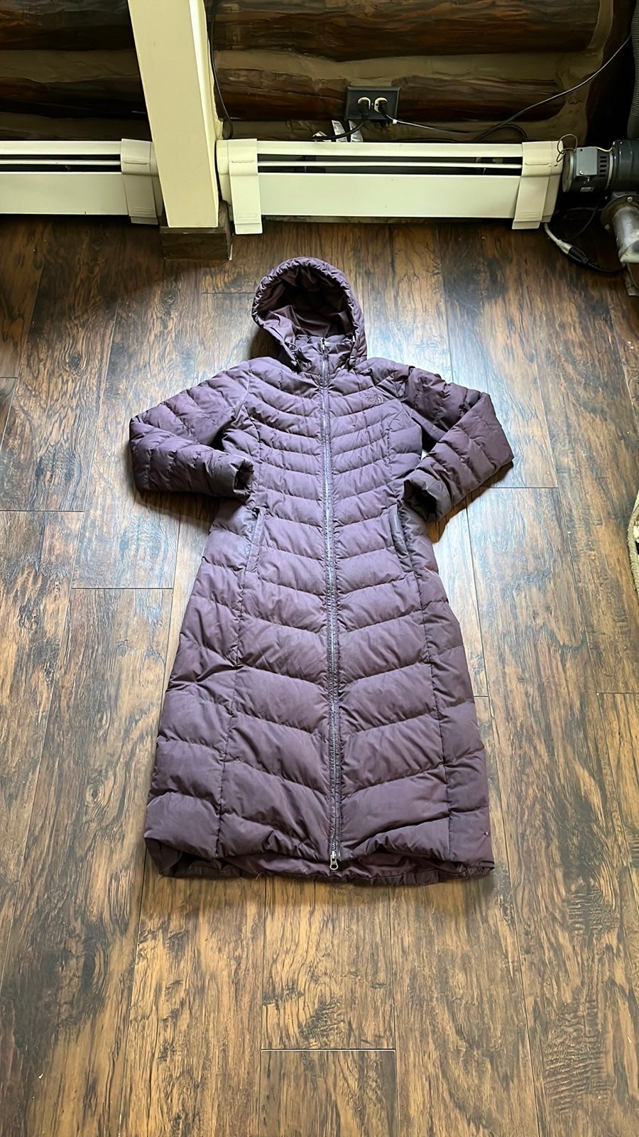 The North Face Purple Trench Puffer Jacket