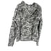 American Giant Full Zip Hoodie Jacket Gray Marbled Womens Size L Heavyweight Top