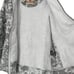American Giant Full Zip Hoodie Jacket Gray Marbled Womens Size L Heavyweight Top