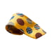 Vintage FENDI yellow back mixed pattern polka dot 100% silk tie ITALY