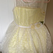 Pink & Violet Little girl dress-worn for 2 hours-Almost NEW