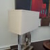 Cristal Clear and Gold Table Lamp