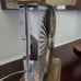 Cristal Clear and Gold Table Lamp