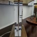 Cristal Clear and Gold Table Lamp