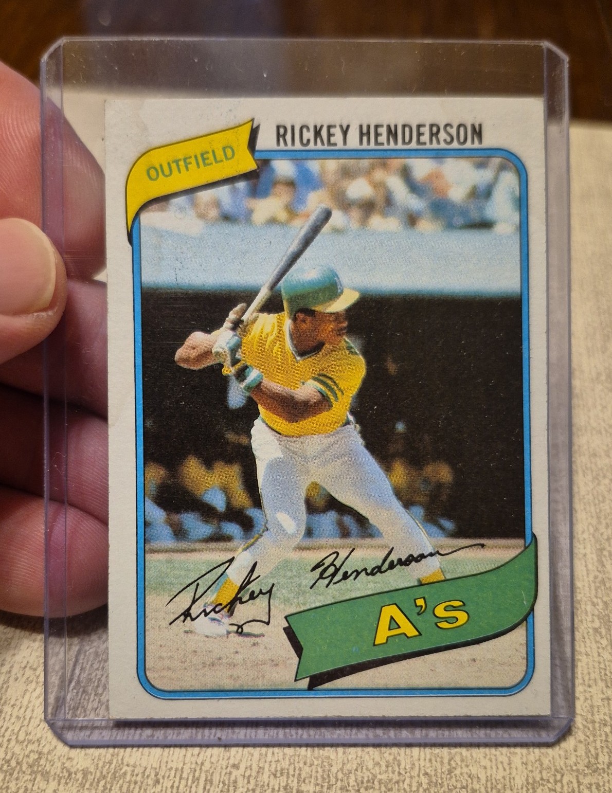 Rickey Henderson Rookie Card