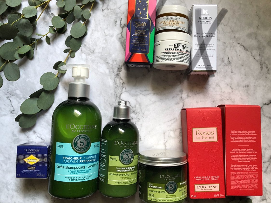 Skincare Bundle - kiehls, l'occitane