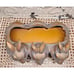 Trio of Bunnies Bronze-Look Finish Planter with Drainage Hole
