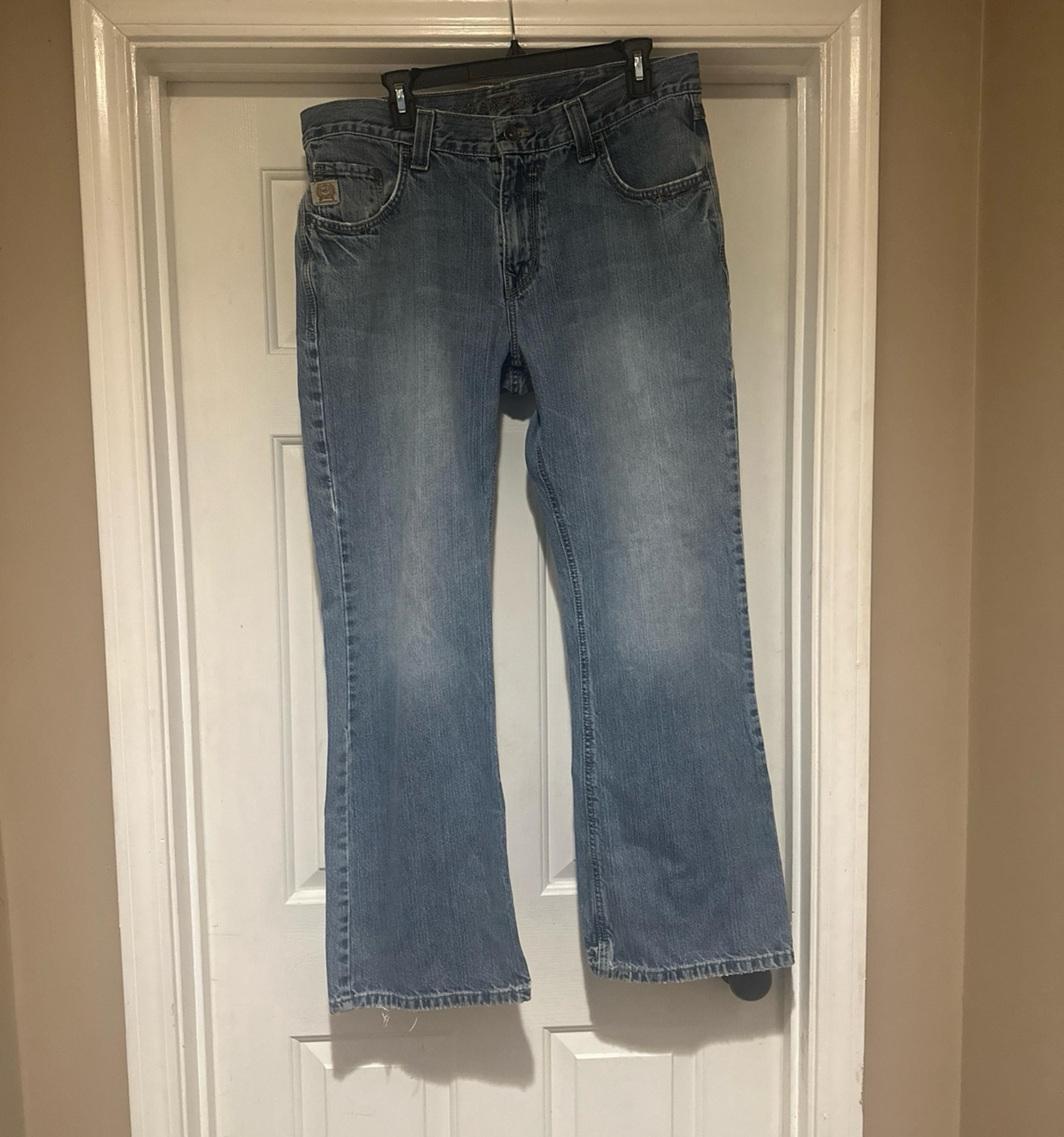 Cinch/Carter Jeans Mens 36x34 Relaxed Bootcut Western Rodeo Cowboy Ranchwear