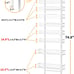 White 9-Tier Over The Door Pantry Organizer, , Metal Hanging Spice Rack Shelves