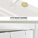 White 9-Tier Over The Door Pantry Organizer, , Metal Hanging Spice Rack Shelves