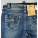 Silver Jeans Co. Cropped Jeans Womens 29X22 Blue Distressed Aiko Fit Denim NEW