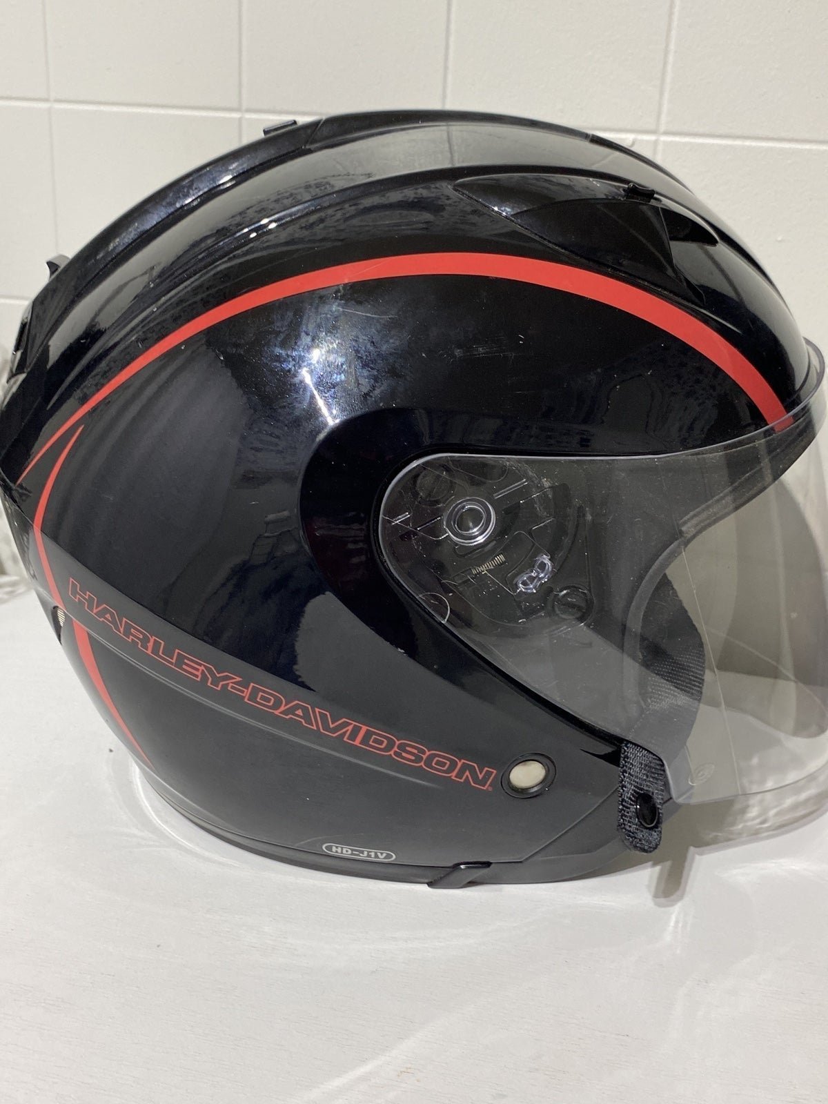 Harley Davidson Motorcycle Helmet (reflective) size Medium