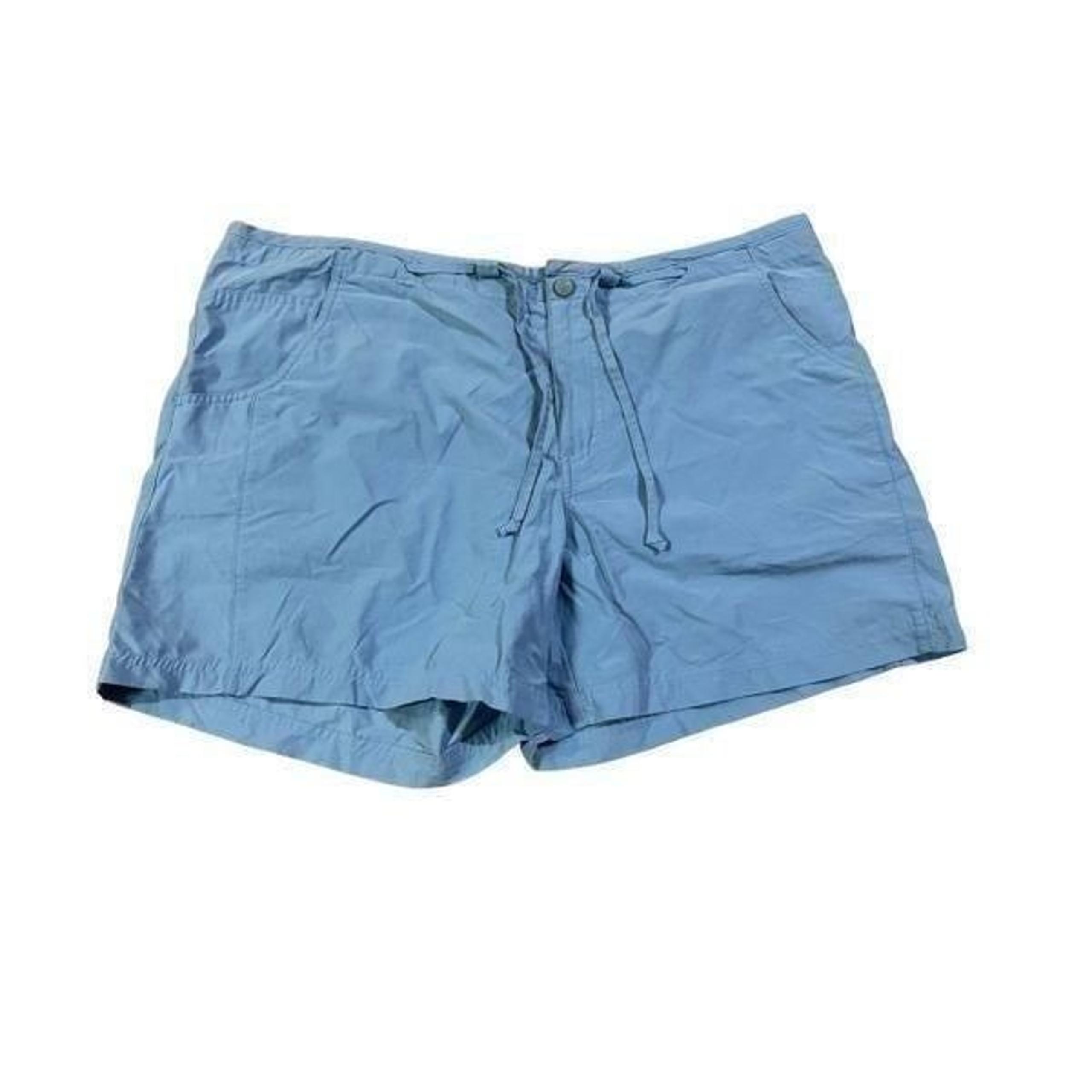 Columbia womens size large blue pull on shorts  5” inseam