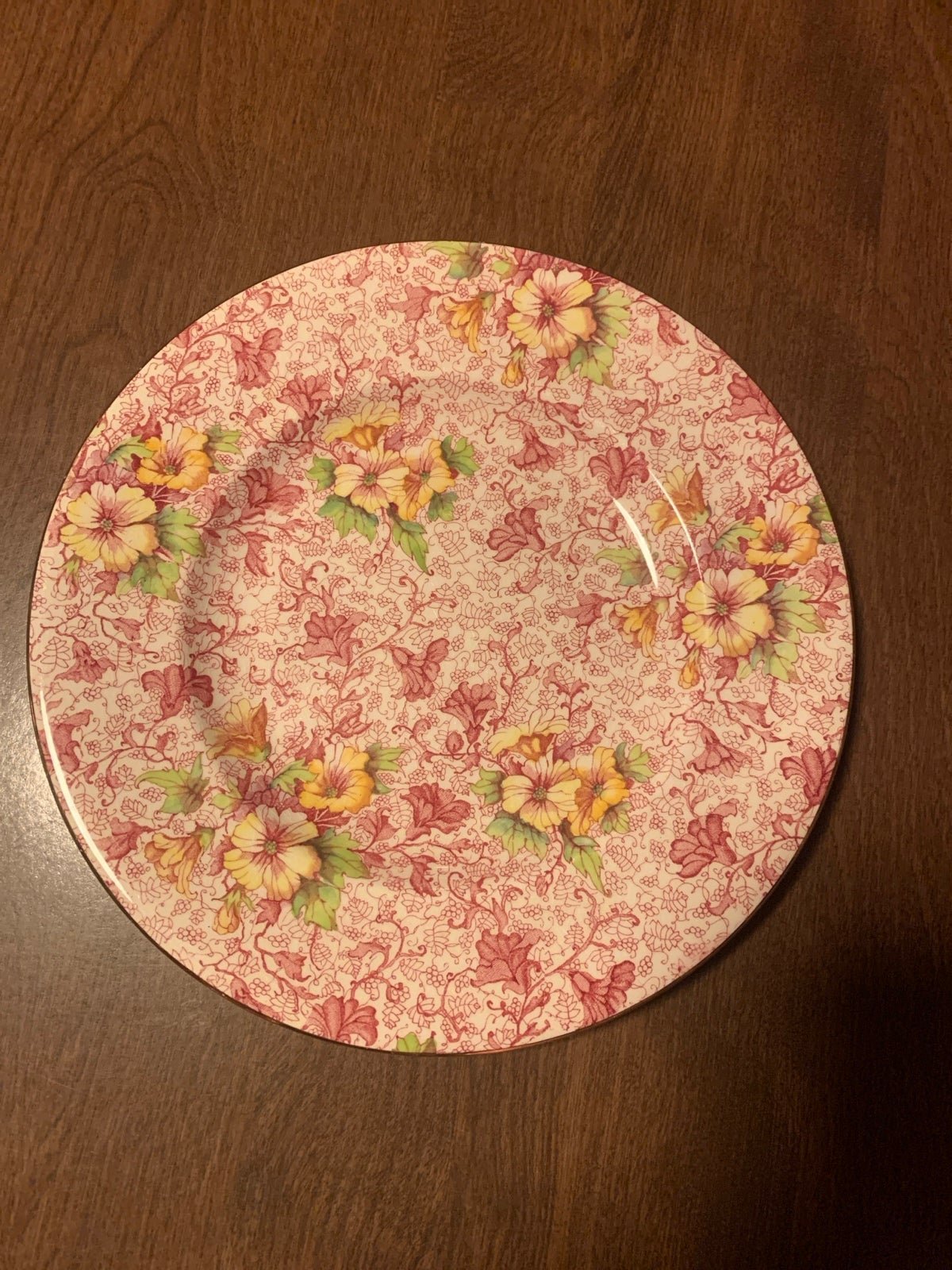 Royal Dorset 10” Dinner Plate (yellow) 641552 Vintage