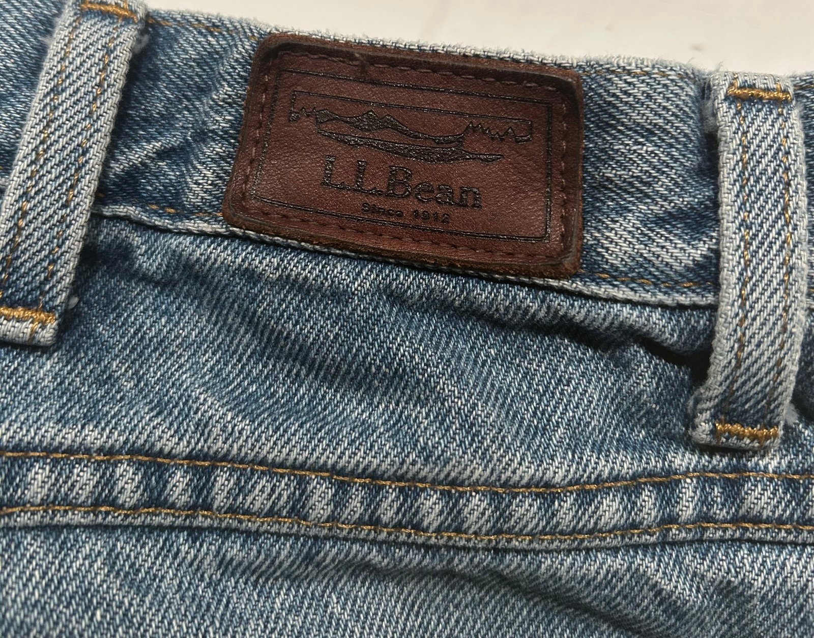 LL Bean Men's Double L® Jeans, Natural Fit, Flannel-Lined - VGC