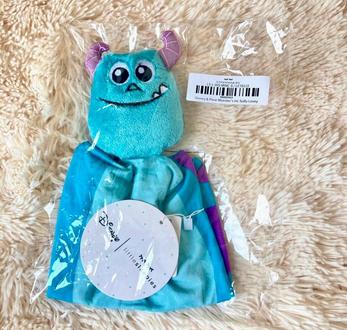 Little Sleepies Sully Lovey Disney
