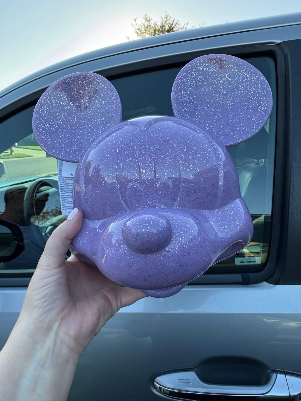 Loungefly☆ディズニーミッキー3Dヘッドグリッタークロスボディ Loungefly☆ディズニーミッキー3Dヘッドグリッタークロスボディ
