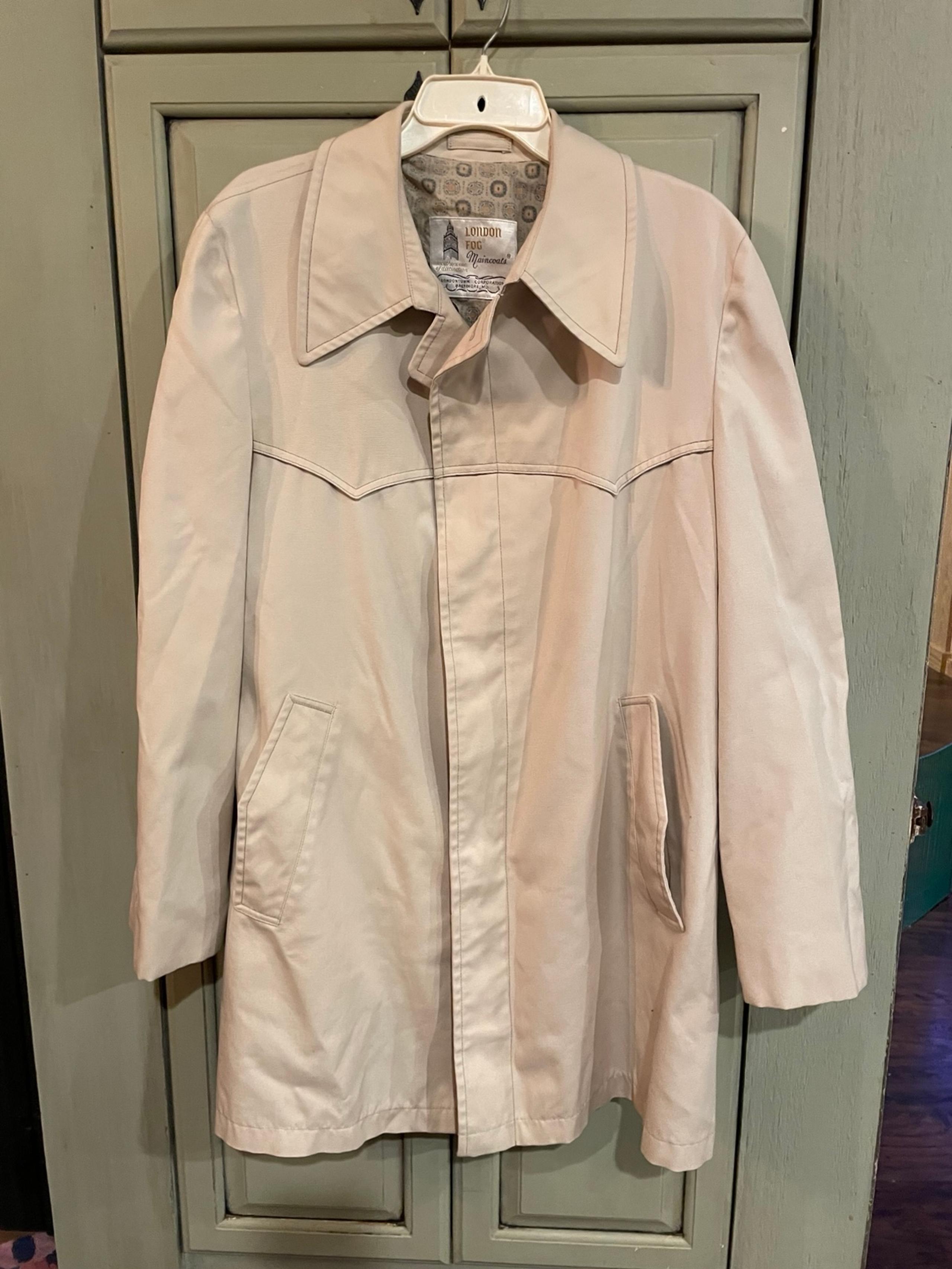 London Fog Trench Coat 44R