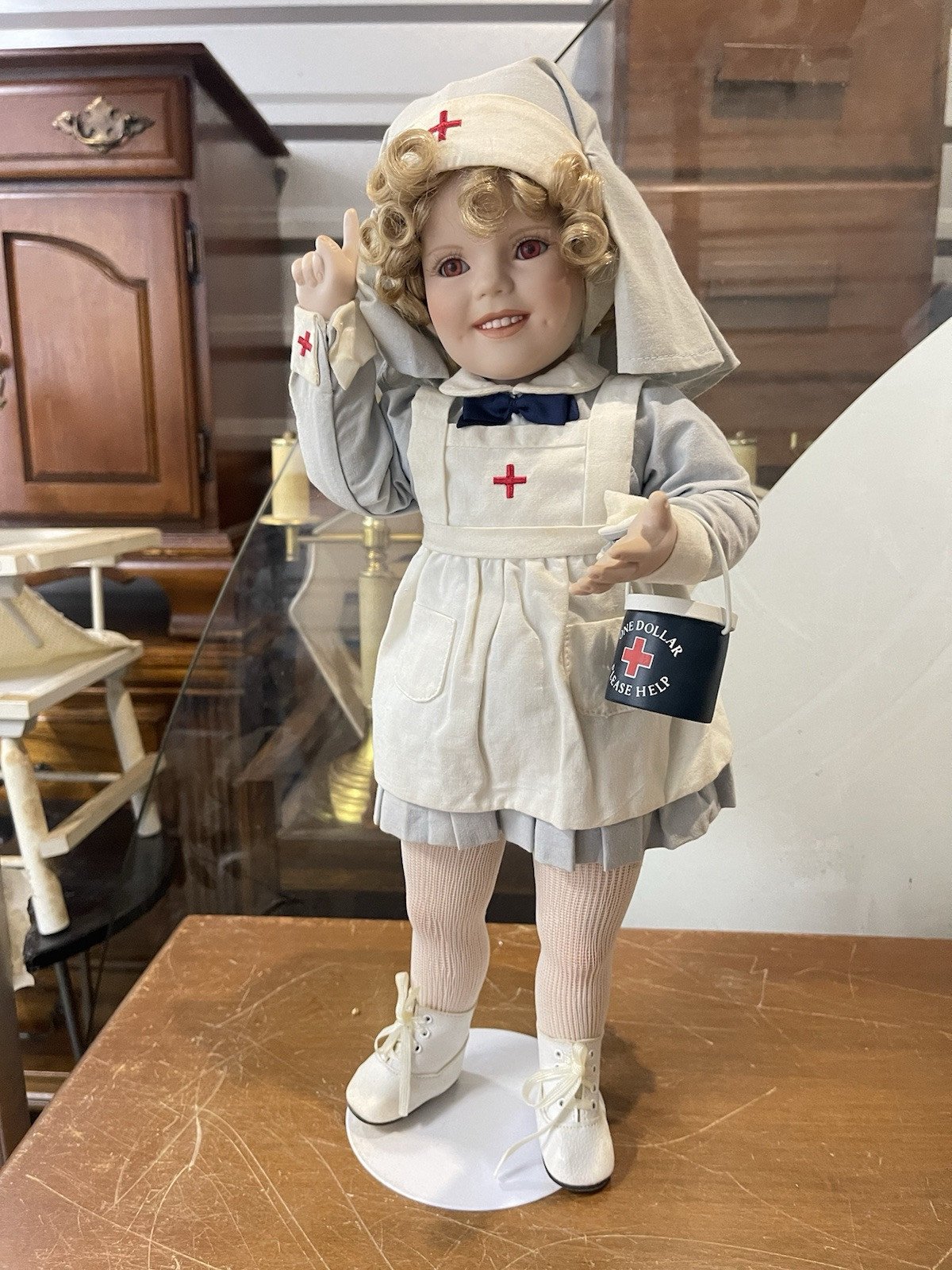 Shirley Temple Danbury Elke Hutchens RED CROSS 17 Doll