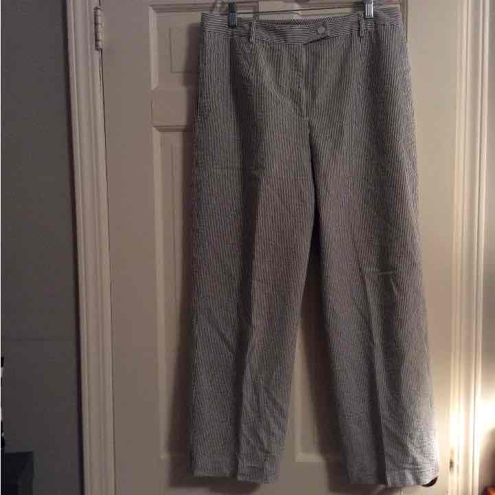 Pendleton seersucker black/white pants