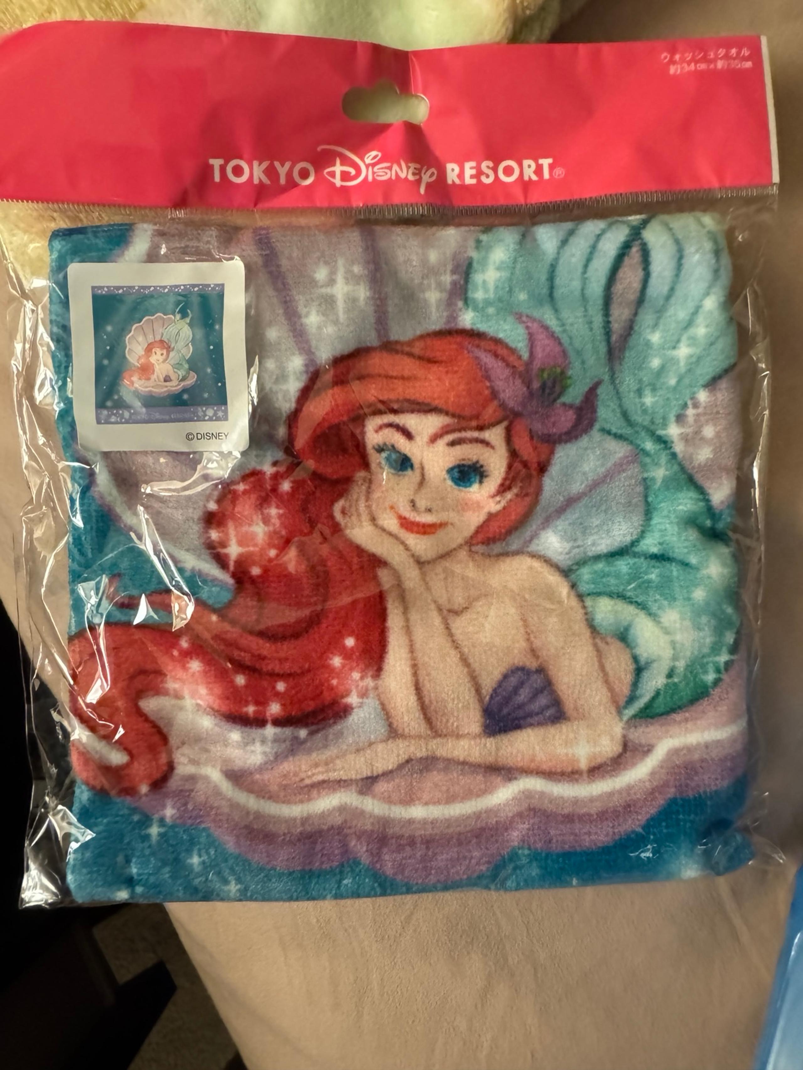 Tokyo Disney little mermaid towel new sealed