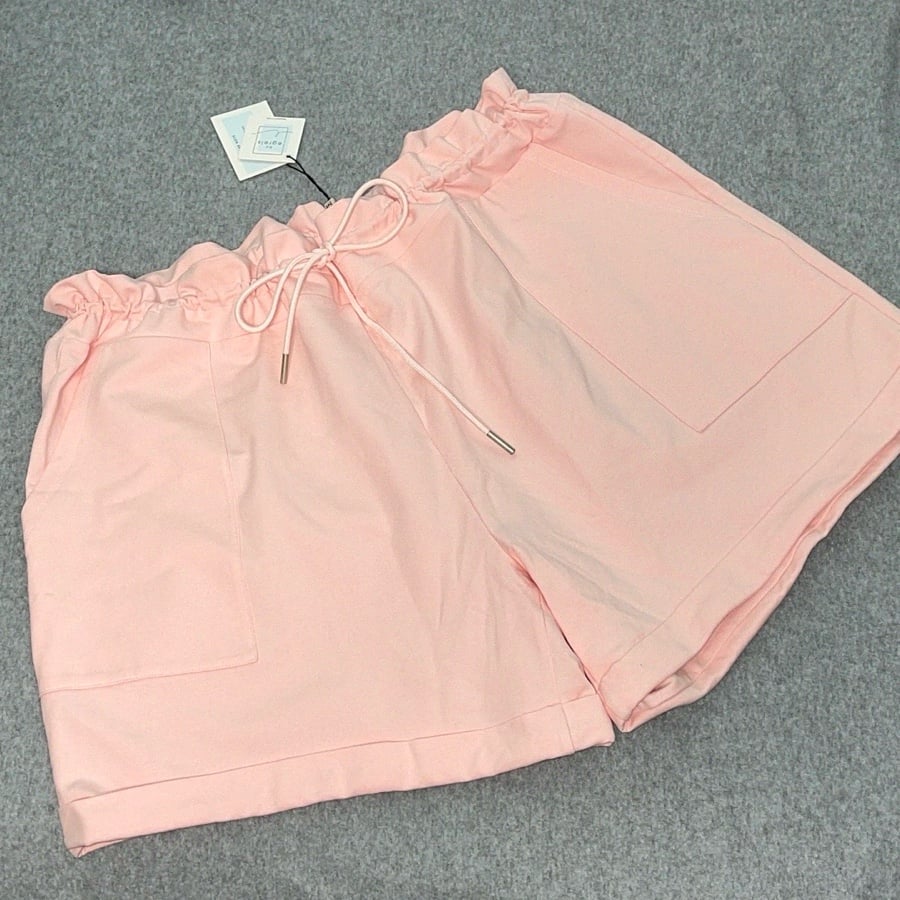 By Egreis Pink Shorts Womens Large Pullup Stretch Knit Lounge