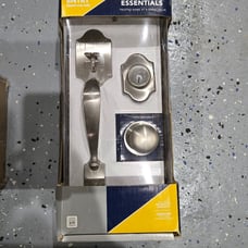 New. Schlage Front entry keyed one side Brushed nickel 619.