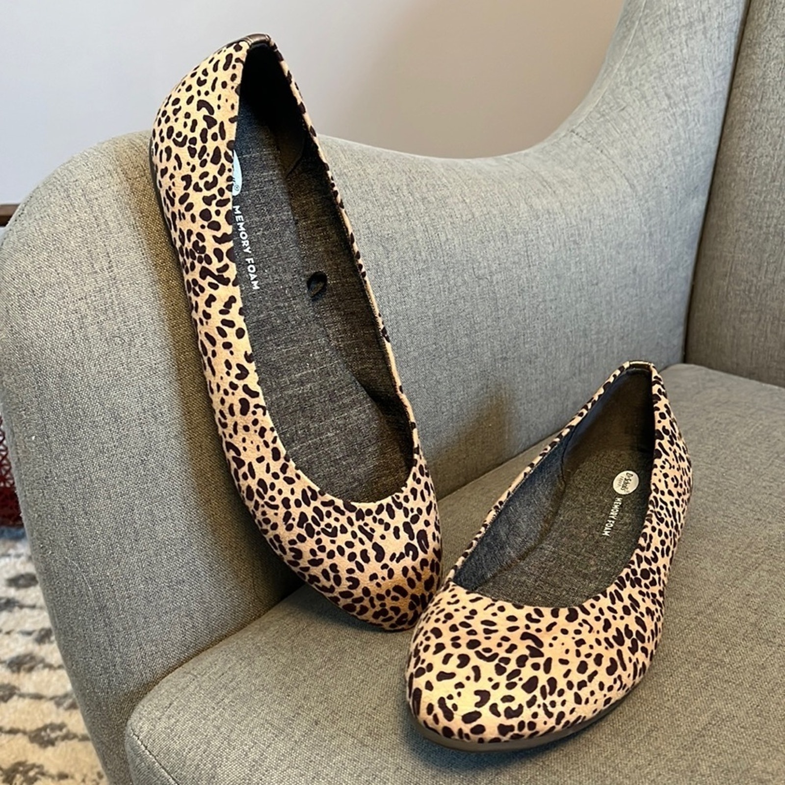 Dr. Scholl s Leopard Flats for Women Mercari