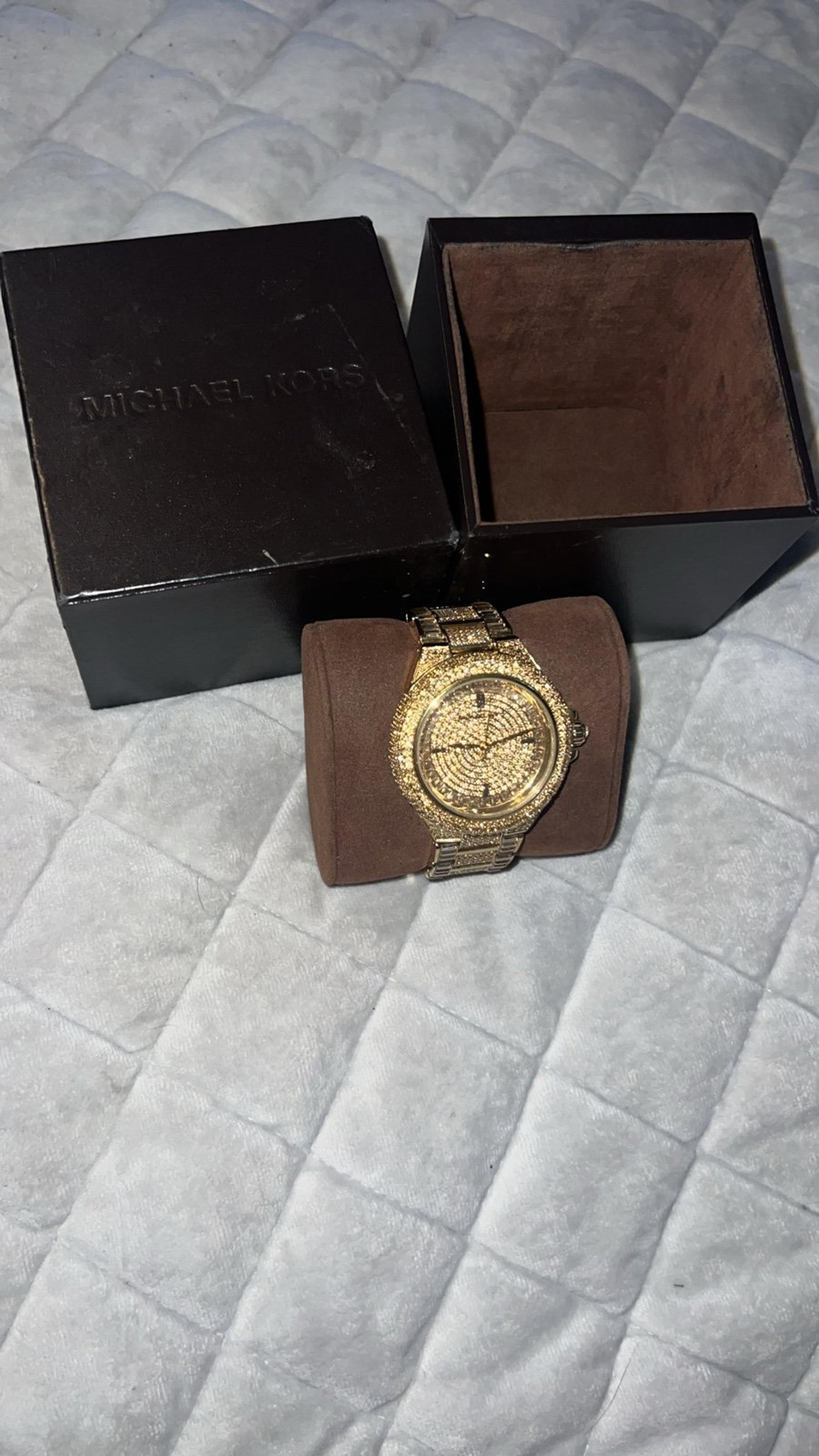 Michael kors watch unisex  “diamond” crystal