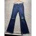 Kancan 28x33 Women's Flare Denim Jeans Dark Wash Distressed EUC