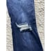 Kancan 28x33 Women's Flare Denim Jeans Dark Wash Distressed EUC