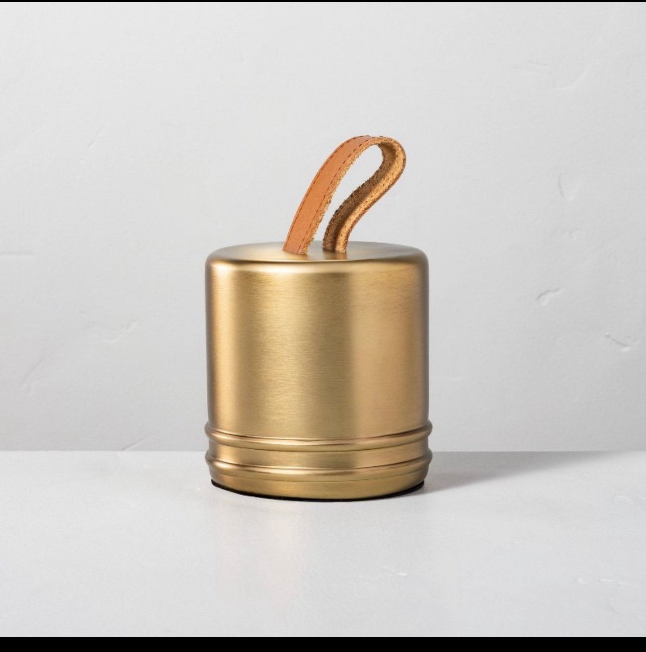 Accent Metal Doorstopper Brass Finish Hearth & Hand with Magnolia SOLD OUT!!