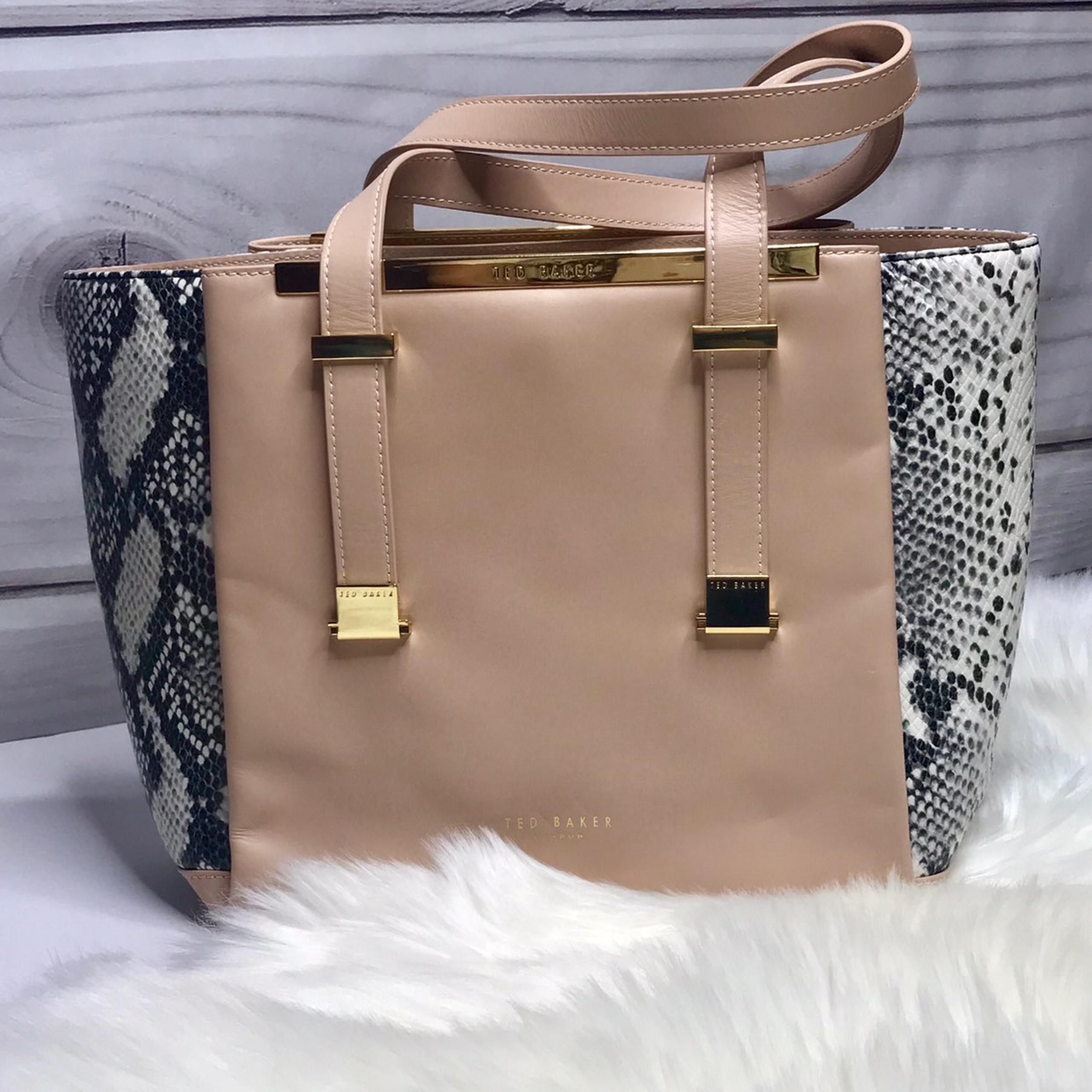 Ted Baker Exotic Shopper Satchel Purse