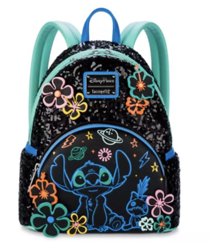 Disney Parks Stitch 626 Loungefly Mini Backpack