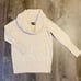 Halogen Cream color Turtleneck 100% Cashmere Sweater