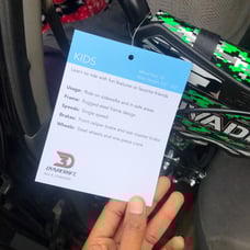 A bike with training wheels