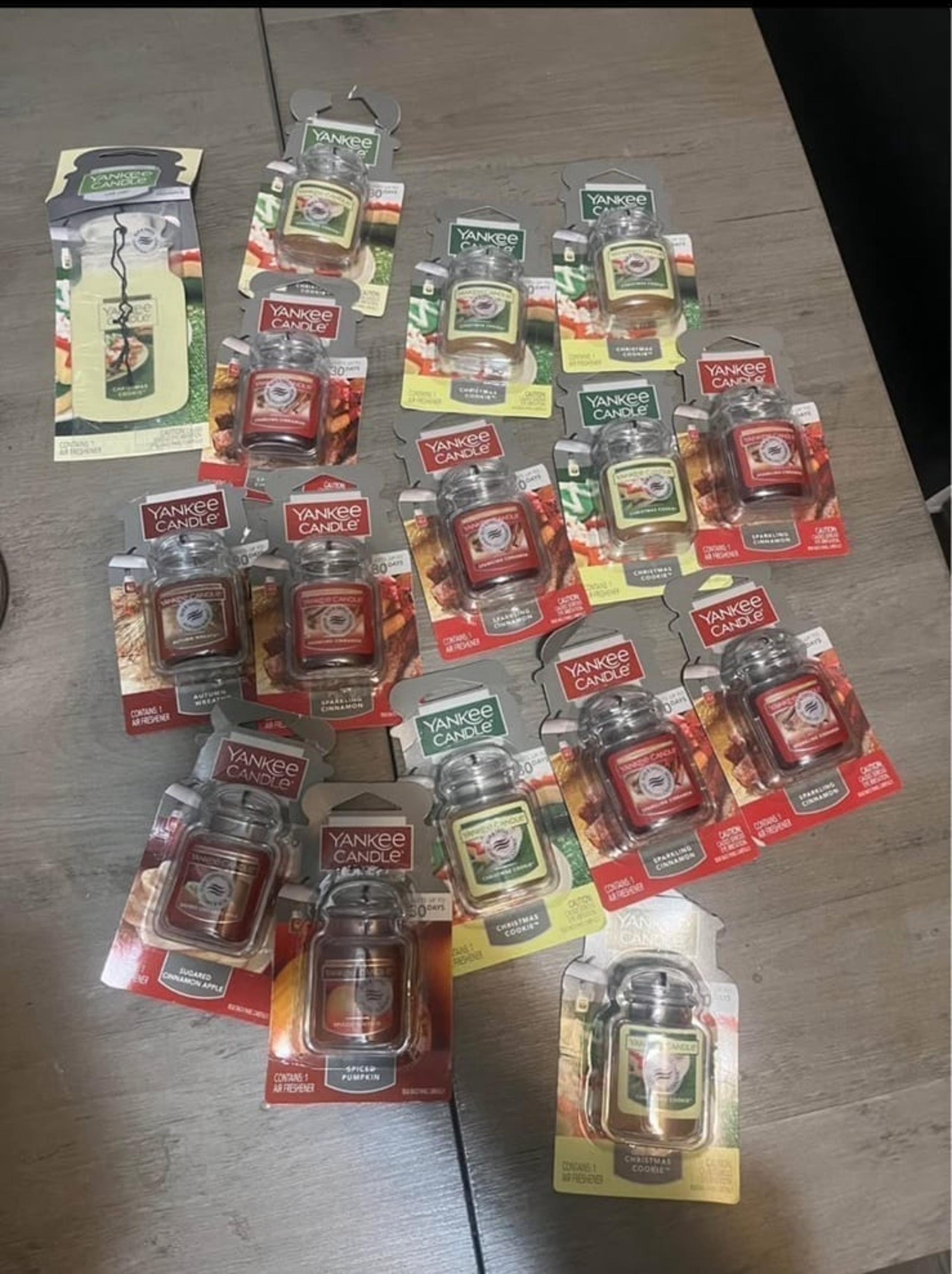 (16) Yankee Candle Car Fresheners (Unused)