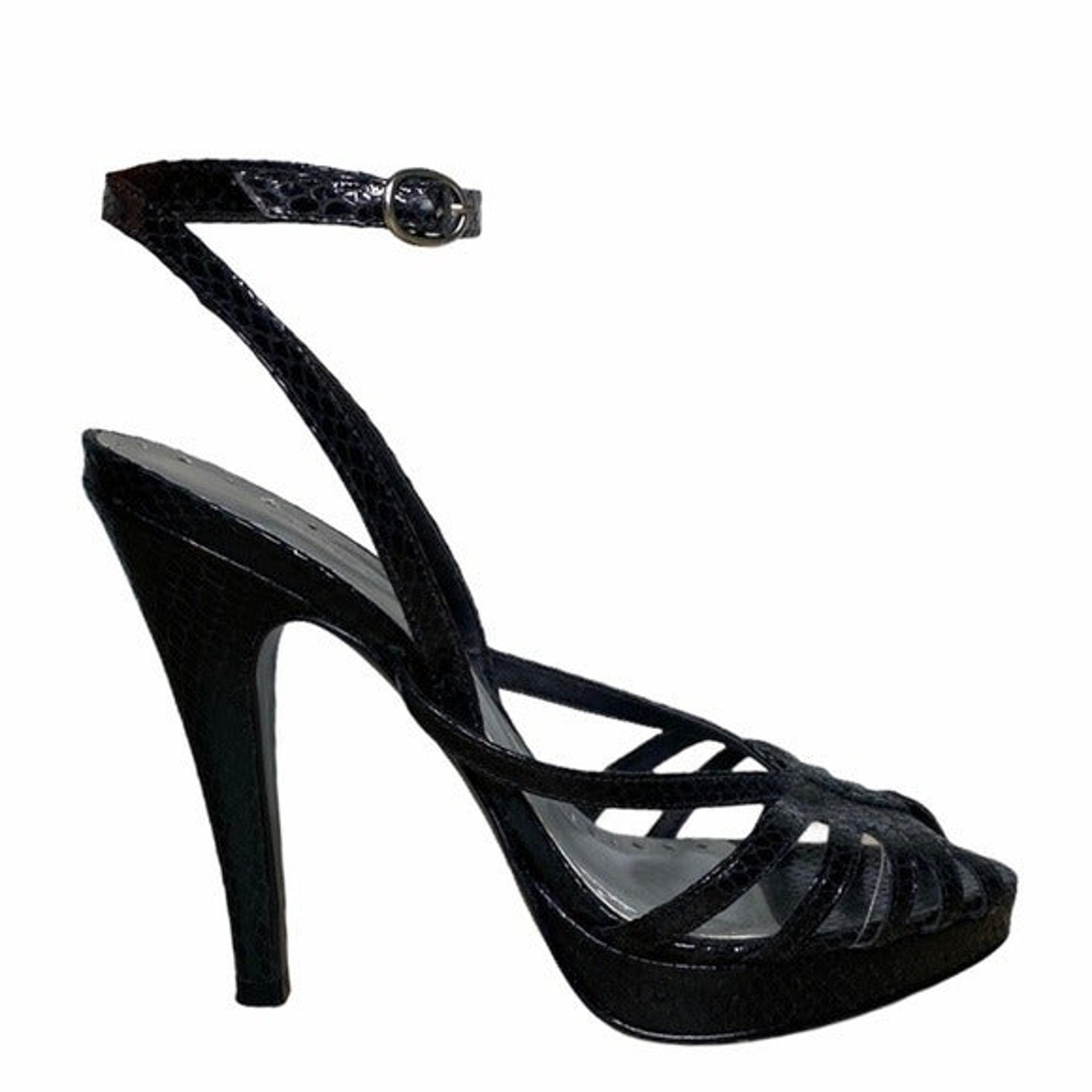 BCBGirls | sz 5.5 Snakeskin Strappy Pumps