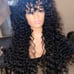 Glued wig
